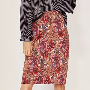 Maeve by Anthropologie Golden Bliss Pencil Skirt